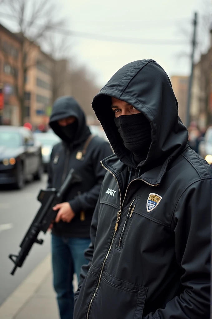 Profile picture for YouTube that shows cars, guns, people with hoods and my name David.507_tv