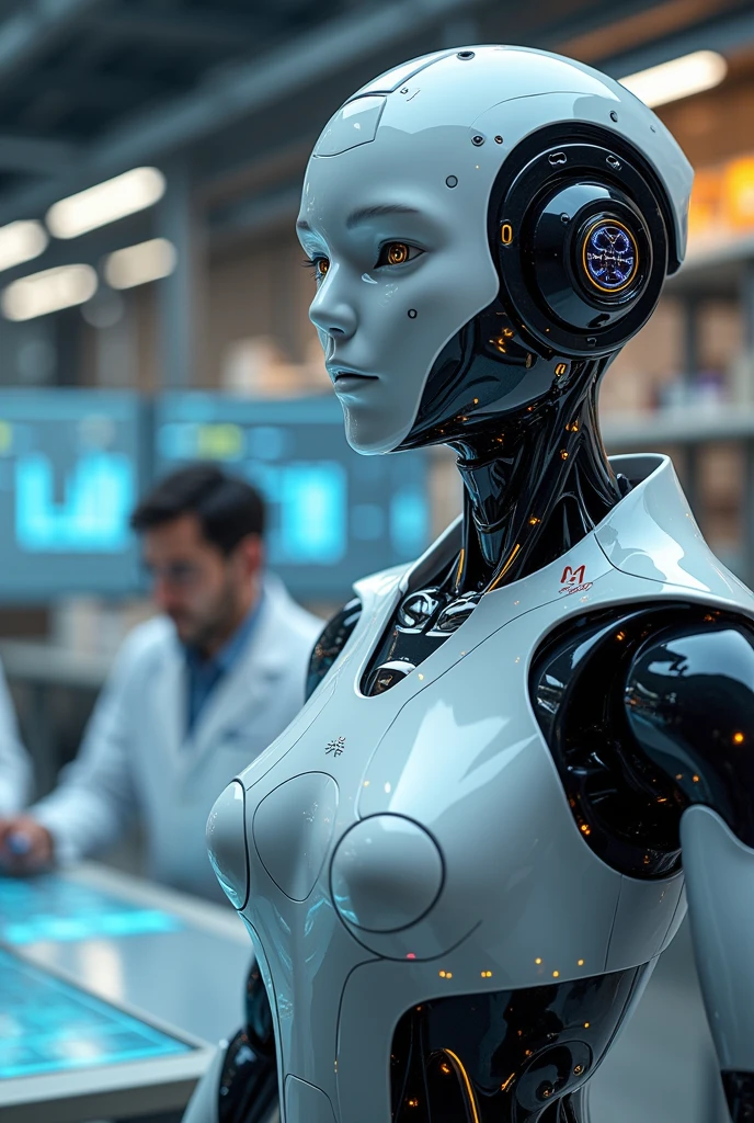 Imagin one robot, it is work on human research 