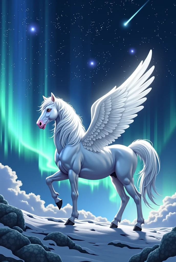 Japanese、、、Pegasus、A good friend、Aurora、Starry Sky、shooting star、Fantasy、universe