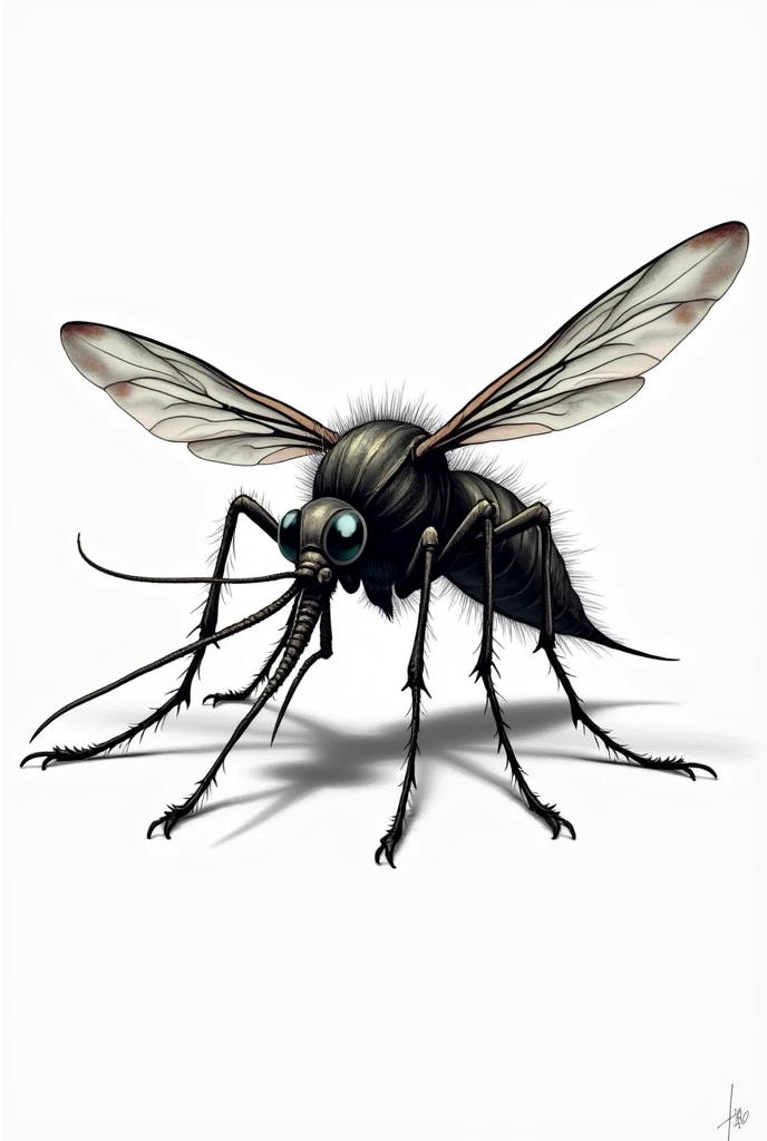 Small vicious mosquito logo