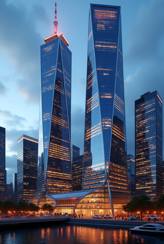 The Twin Towers and One World Trade Center in 2024