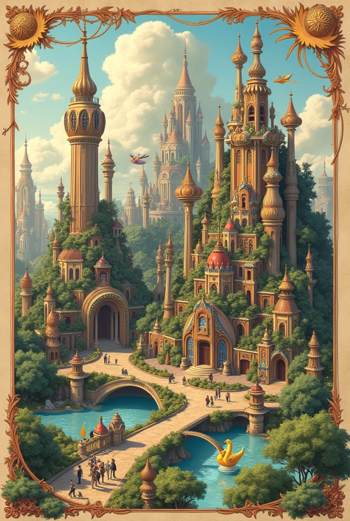 Deladysigner dreamland theme park diagram