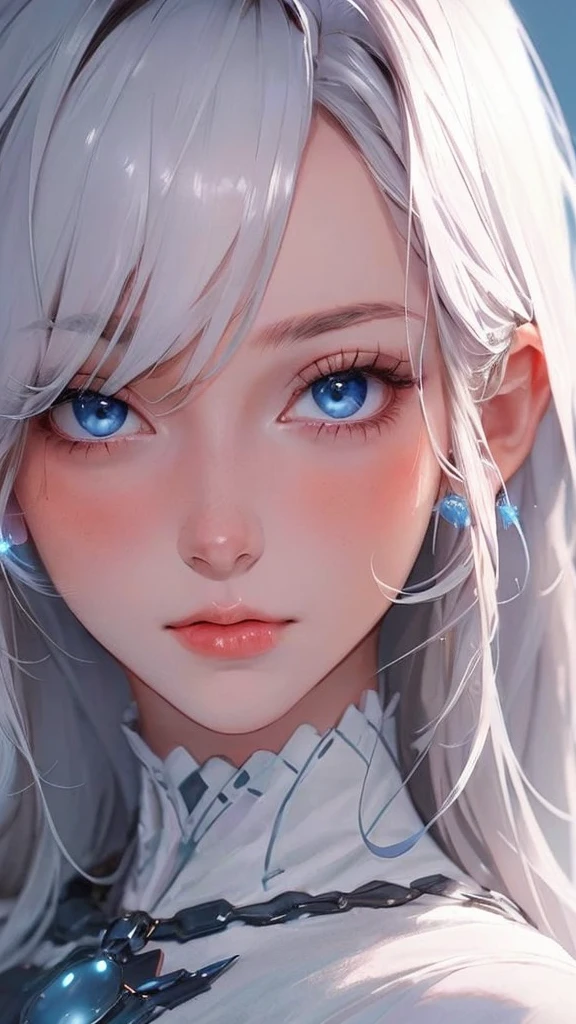 One person, solo, High resolution, chest, Shortcuts, Brown Hair, Android 18's face and hairstyle from Dragon Ball, with brown hair.、Earrings、Light red blush on the cheeks、Glamorous figure、off-the-shoulder black shirt、Camel-colored mini skirt、In beauty salons、Holding scissors and cutting、Cute Smile、Bright interior、There are customers around who are getting their hair cut.、