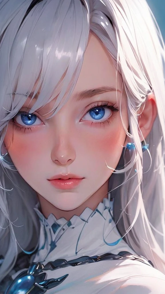 One person, solo, High resolution, chest, Shortcuts, Brown Hair, Android 18&#39;s face and hairstyle from Dragon Ball, with brown hair.、Earrings、Light red blush on the cheeks、Glamorous figure、off-the-shoulder black shirt、Camel-colored mini skirt、In beauty salons、Holding scissors and cutting、Cute Smile、Bright interior、There are customers around who are getting their hair cut.、