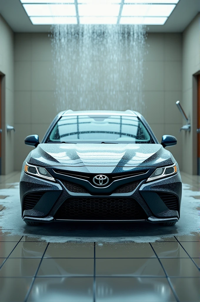 Toyota Camry take a shower 