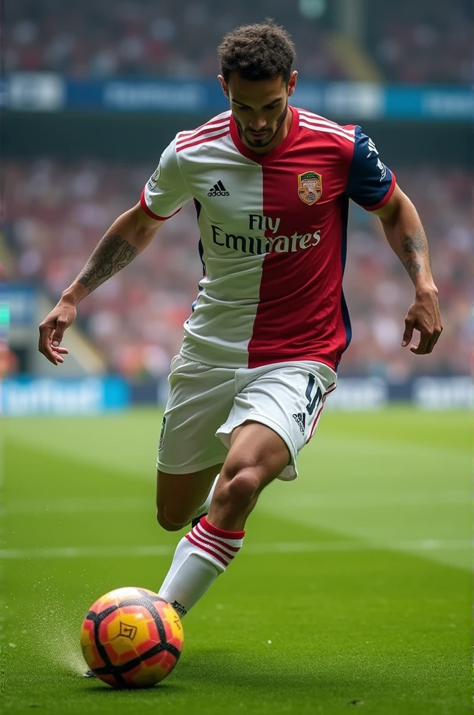 A football player with world best skills