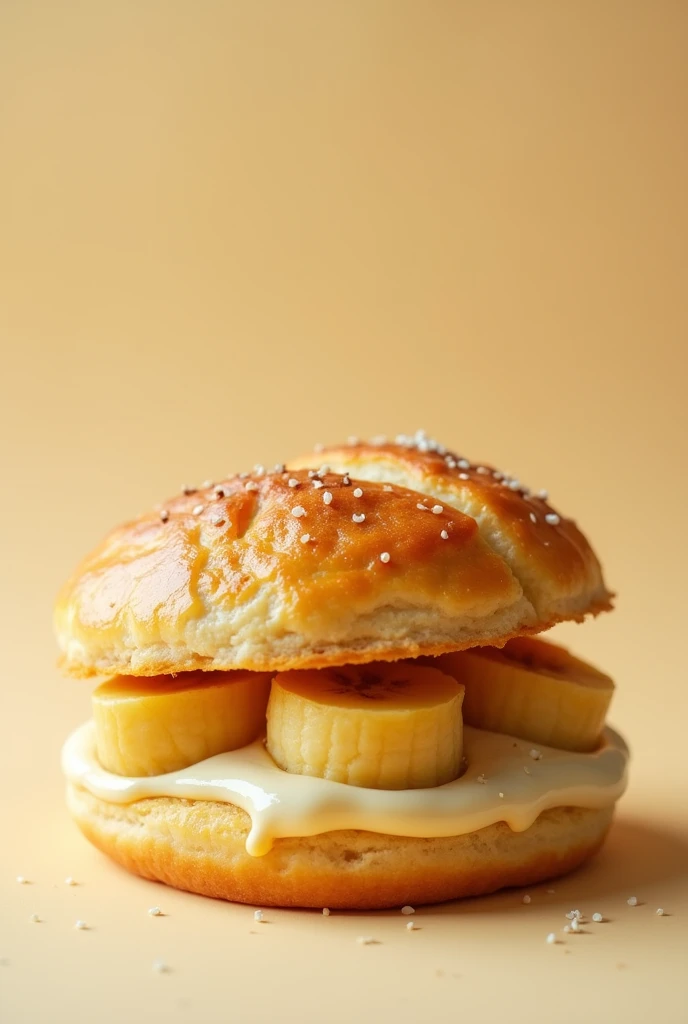 pastry with Banana fillings (no plate)
