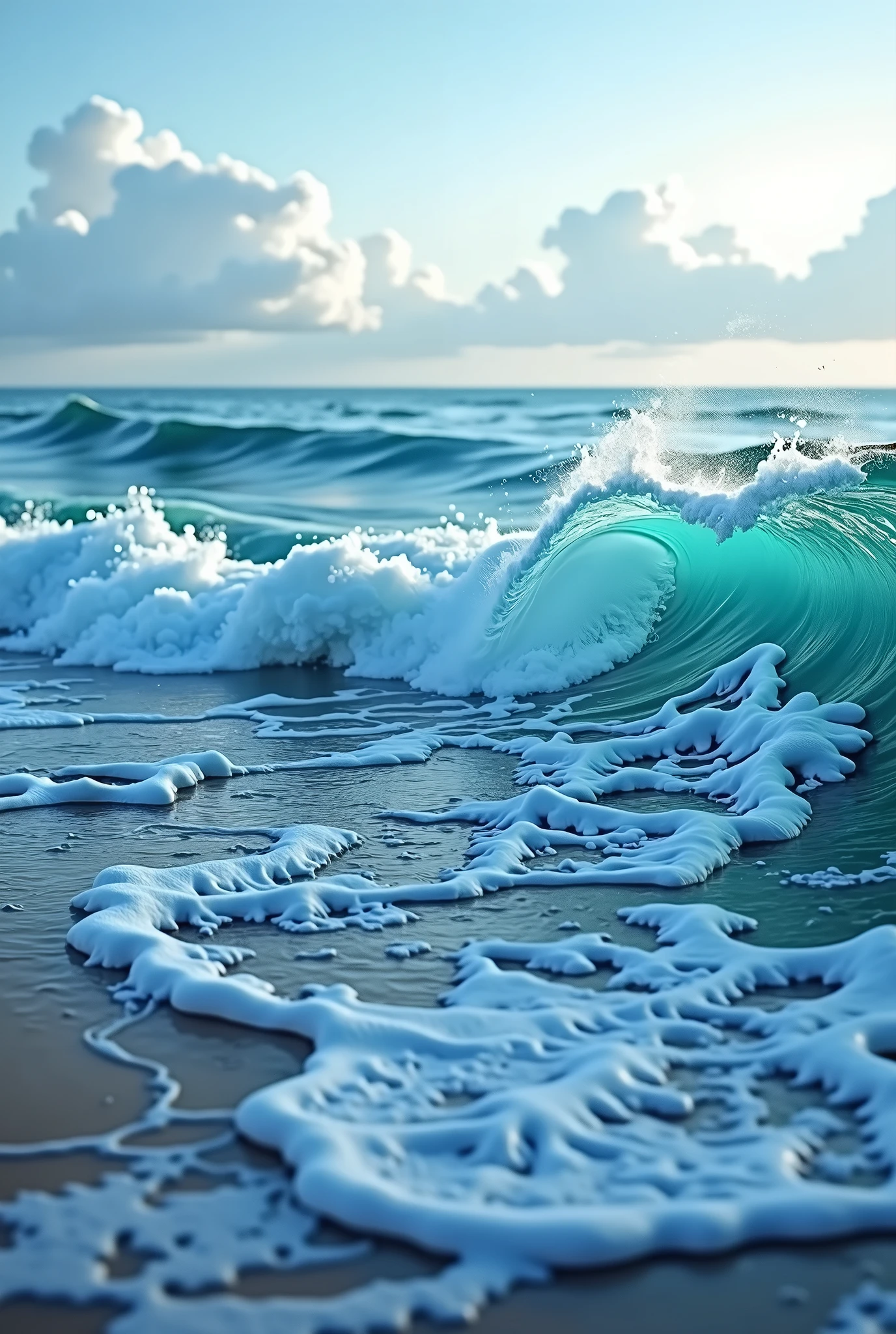The sound of waves