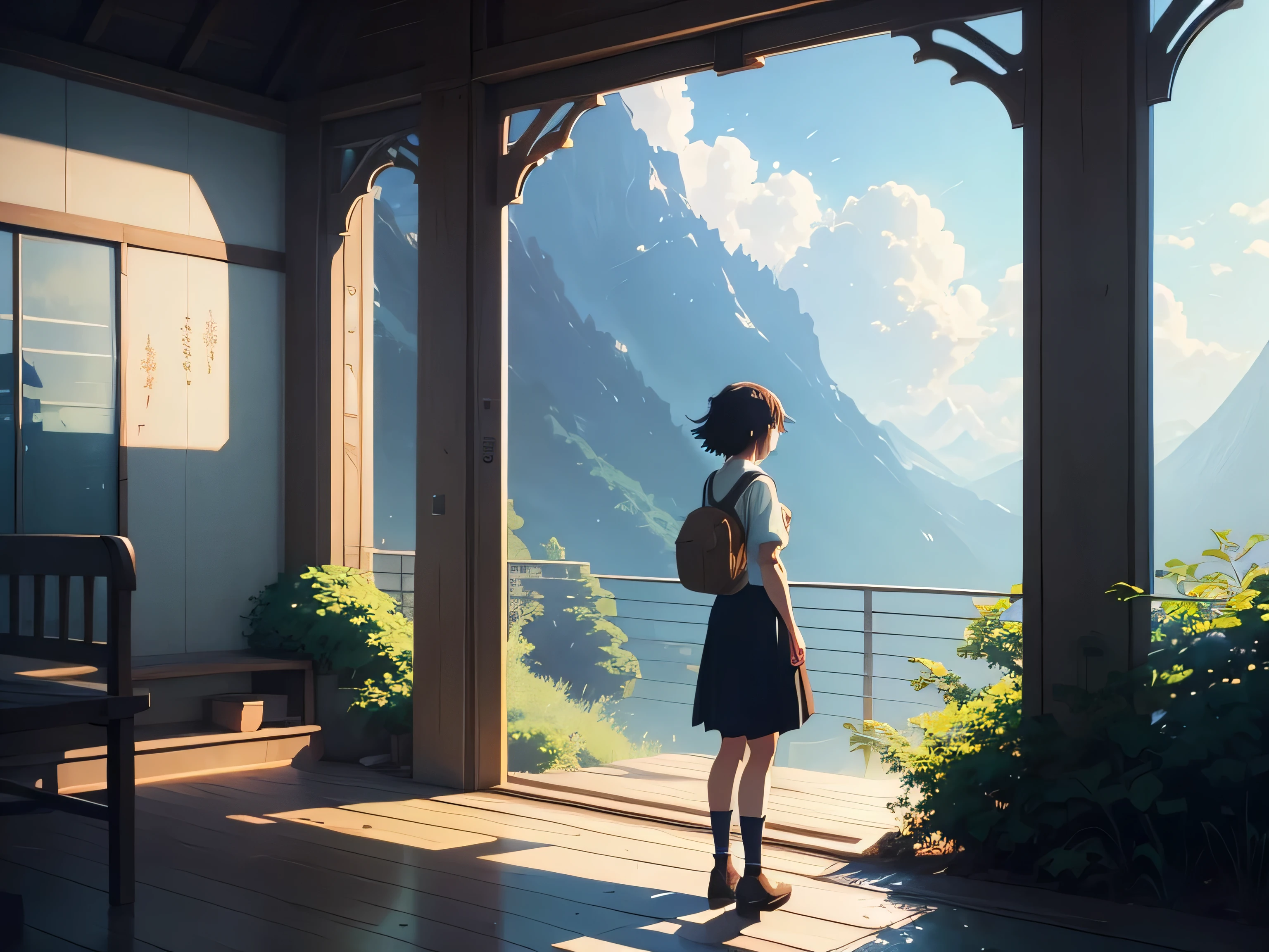 Created exquisite illustrations reminiscent of Makoto Shinkai's style, Features extremely fine detail and top quality. Create a fantastical and nostalgic illustration of a cave exploration scene with a minecart traversing a cave, Illuminated by lanterns. Inside the trolley, Young excitedly exploring the cave, Marvel at the colorful gems embedded in the cave walls. The walls of the cave are decorated with various colorful gems, Each of them gives off a seductive and unique shade. These gemstones are、Cast a magical glow throughout the cave's interior, Create a mysterious and enchanting atmosphere. This scene、With a spirit of adventure、Capture the charm of discovering treasures hidden deep in this mysterious cave.
