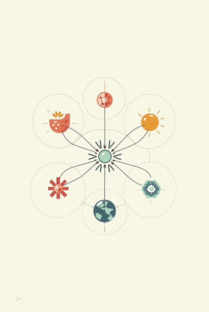 make a concept map that is interconnected with one another topic and the topic is 4 earth system?
