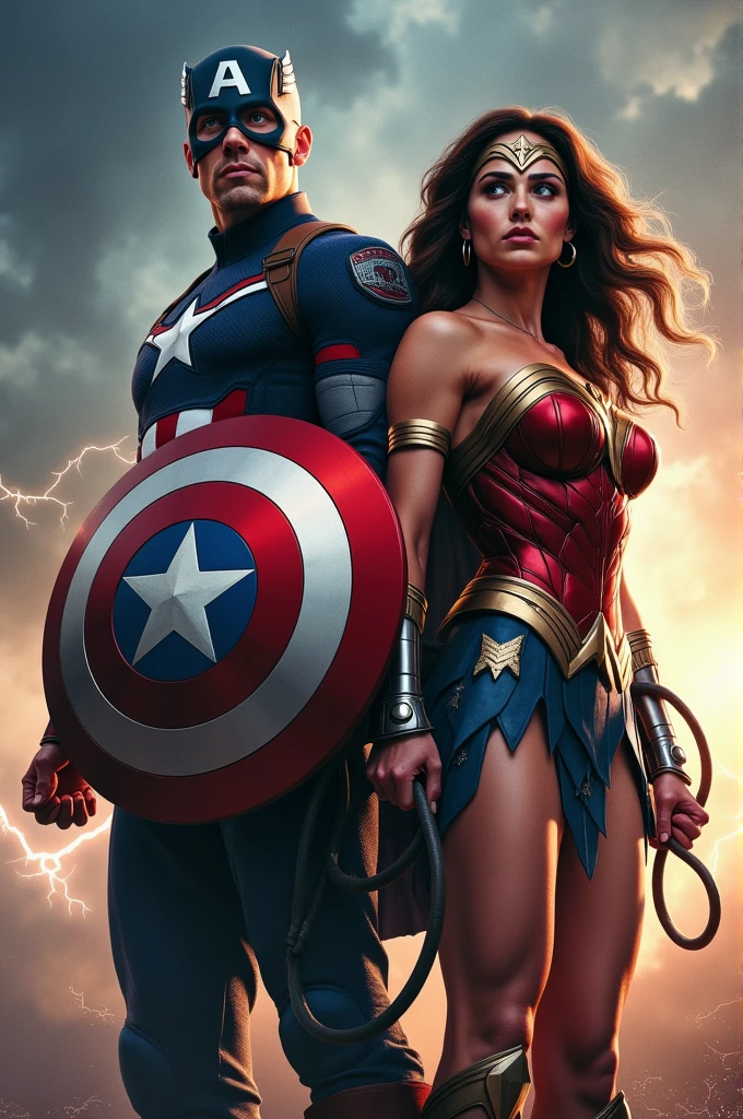 Captain America and Wonder Woman