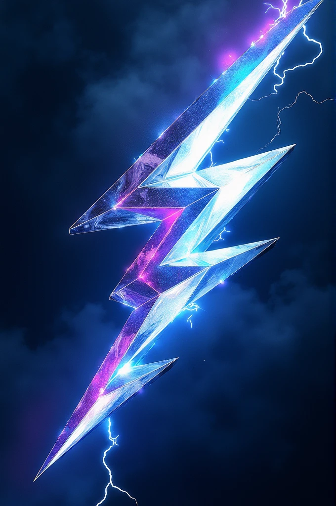 Please create a cubism-style lightning bolt, without making it realistic.