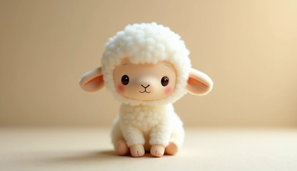 Sheep doll，Sheep dollของเล่นสุดcute，He's tiny.，Face the lens，Luxury materials，cute