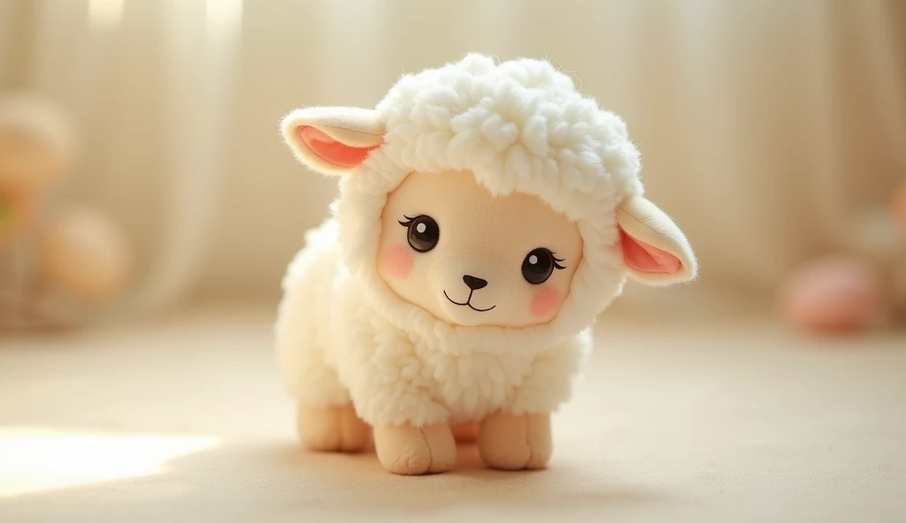 Sheep doll,Sheep dollของเล่นสุดcute,He's tiny.,Face the lens,Luxury materials,cute
