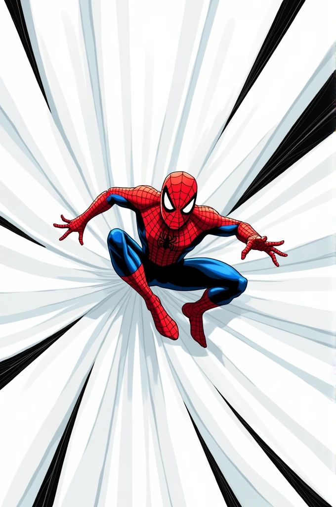 Create Spider-Man image on sheets like in comic strips