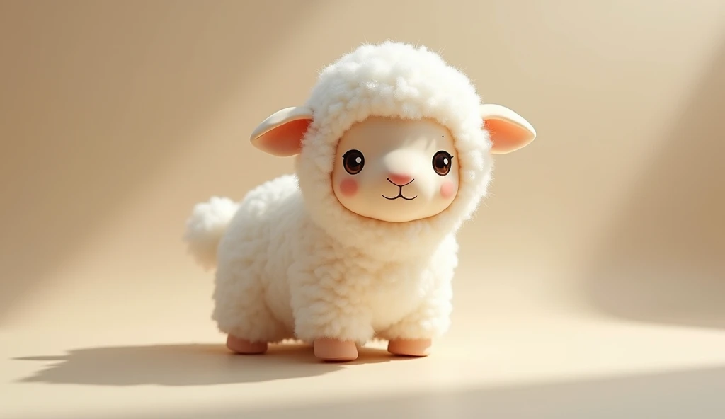 Sheep doll,Sheep dollของเล่นสุดcute,He's tiny.,Face the lens,Luxury materials,cute