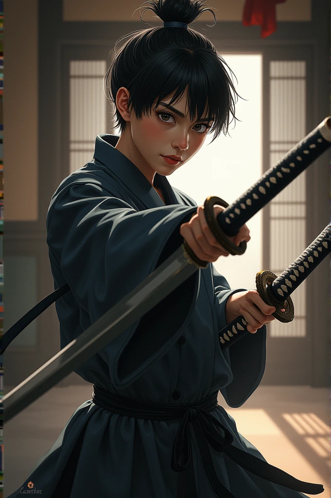 A teen age boy with kata na