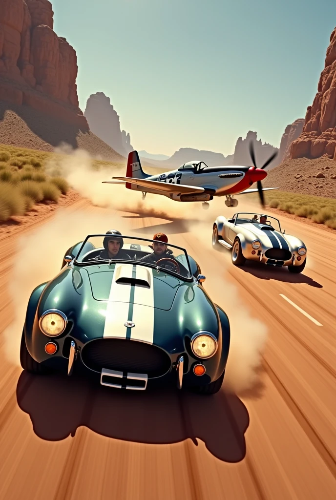 Racing og plane and car