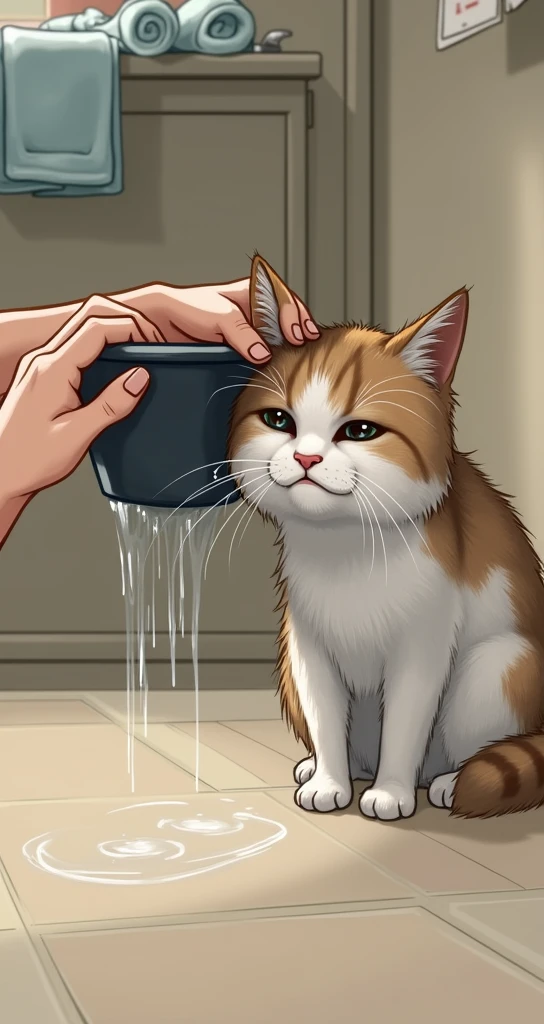 Water remove for cat