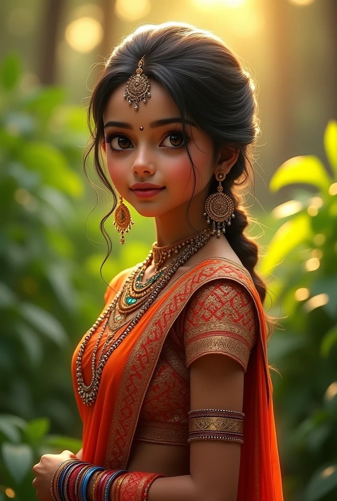 An Indian traditional Girl