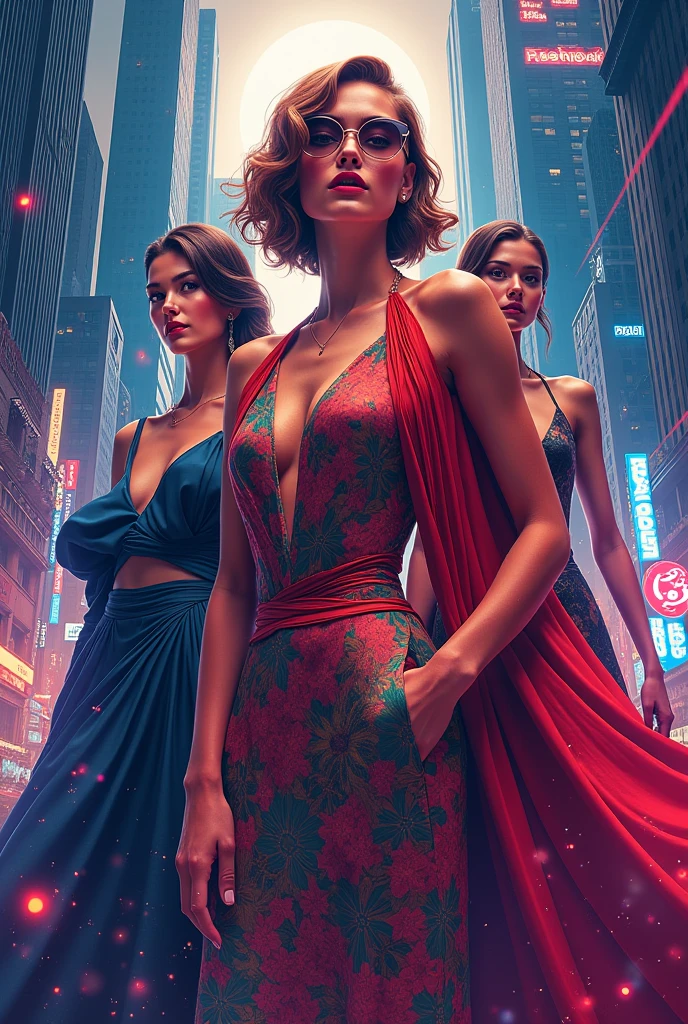 Create a poster for fashion competition and fashion festival