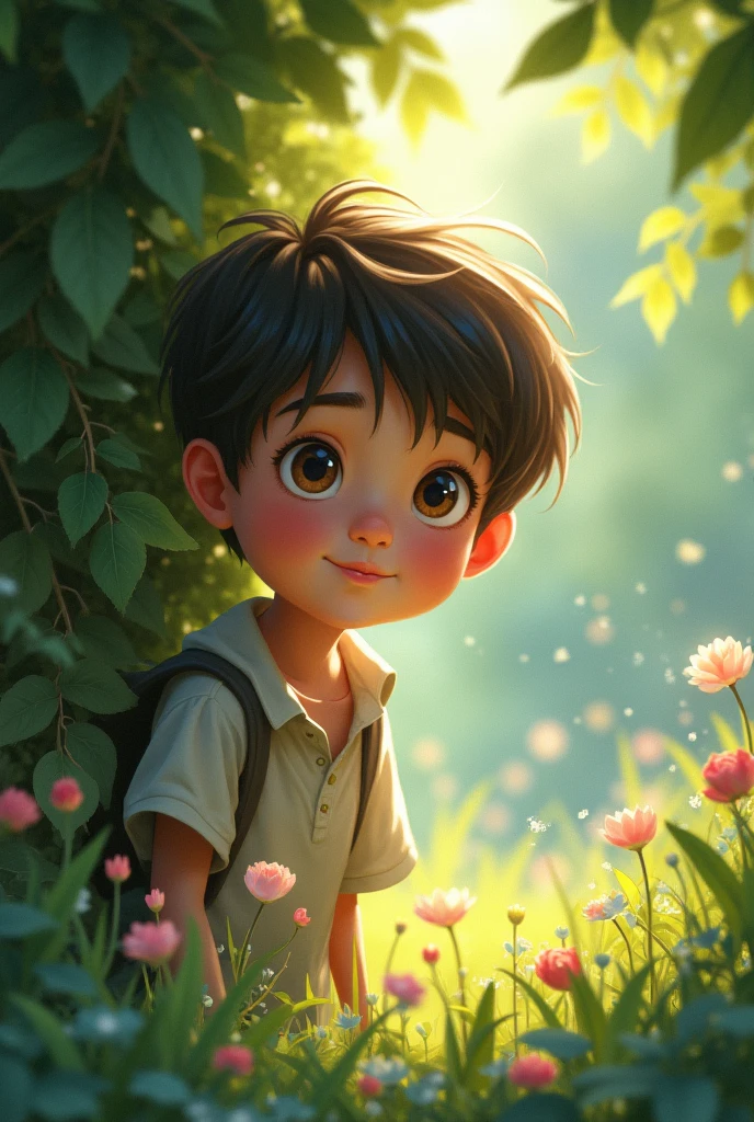 An boy sighting a girl