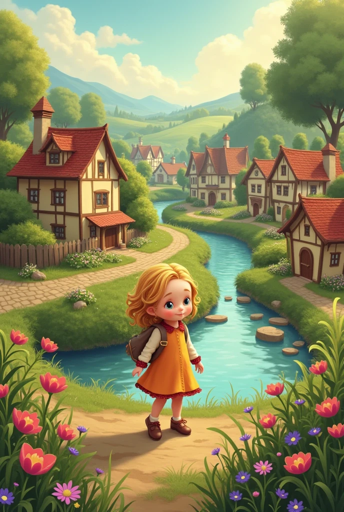 Once upon a time, in a little village, there lived a small girl named Lily