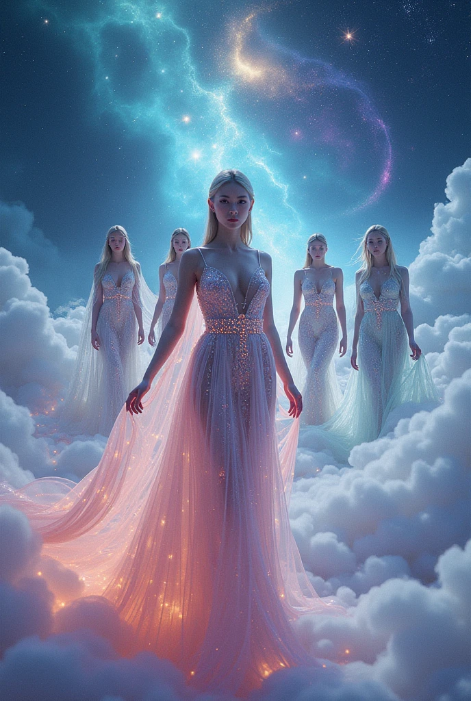 Create a poster for fashion competition or fashion festival with theme aetheria 