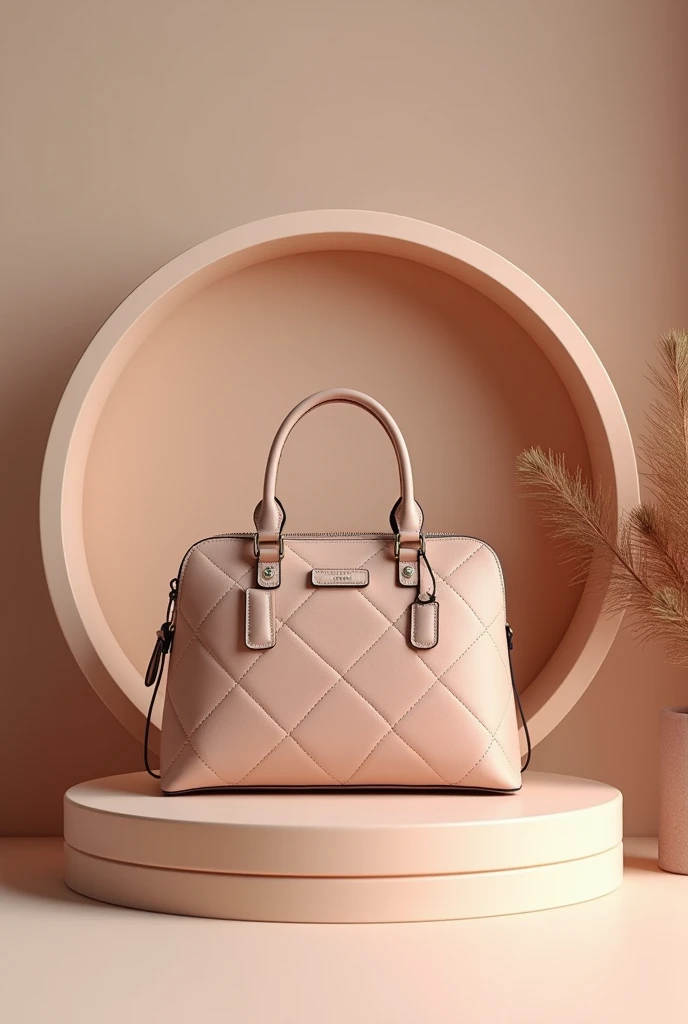 I want a Profile Picture of my Instagram Store of Branded ladies bag Put on Circular round thing and best Colour Combination