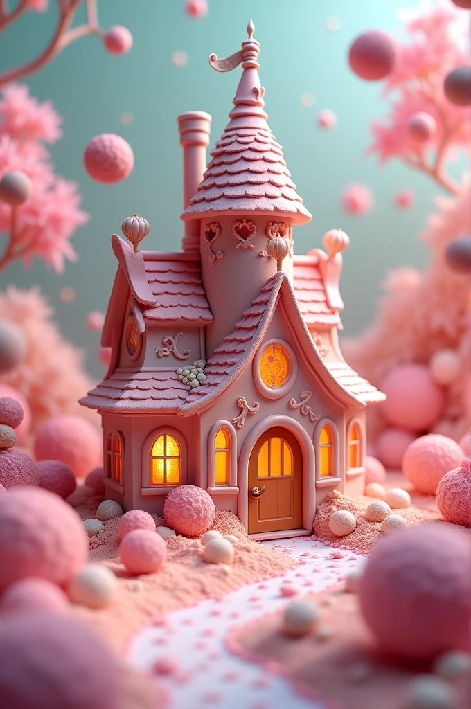 House made of marzipan

