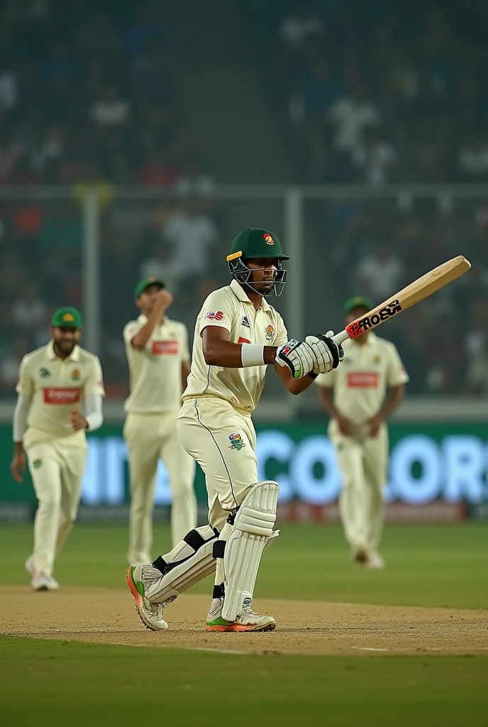 Bangladesh cricket team about to win first test match against pakistan cricket team in  Rawalpindi ,pakistan. 