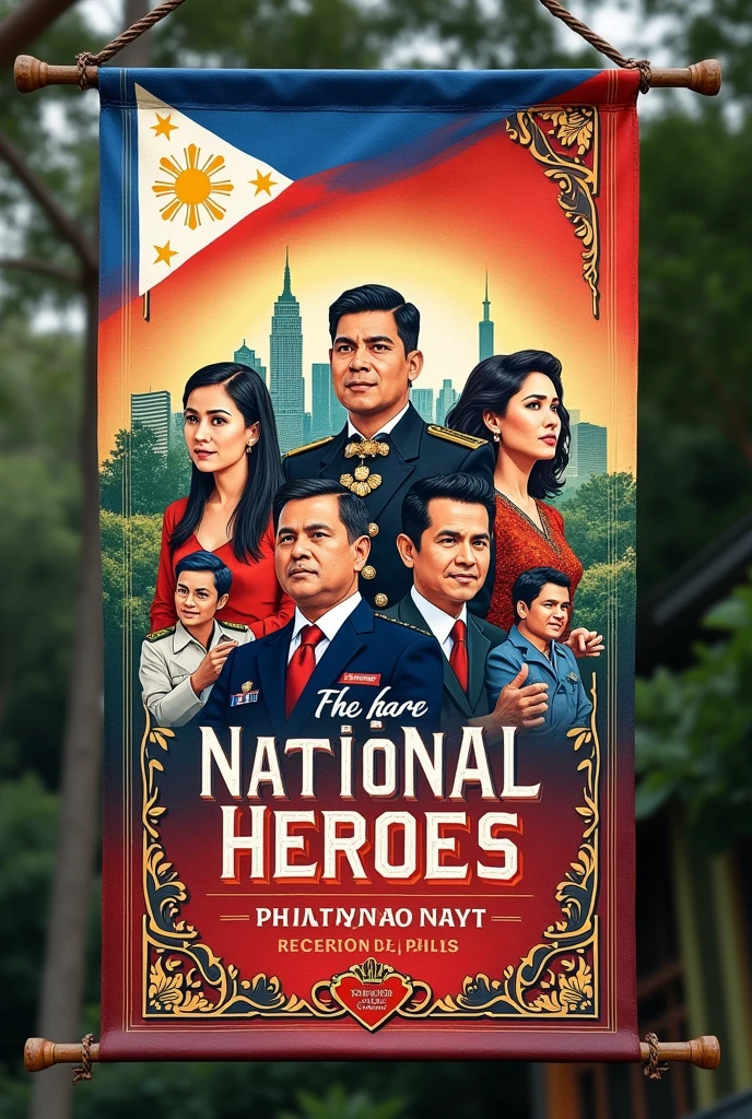 Philippine national heroes day banner