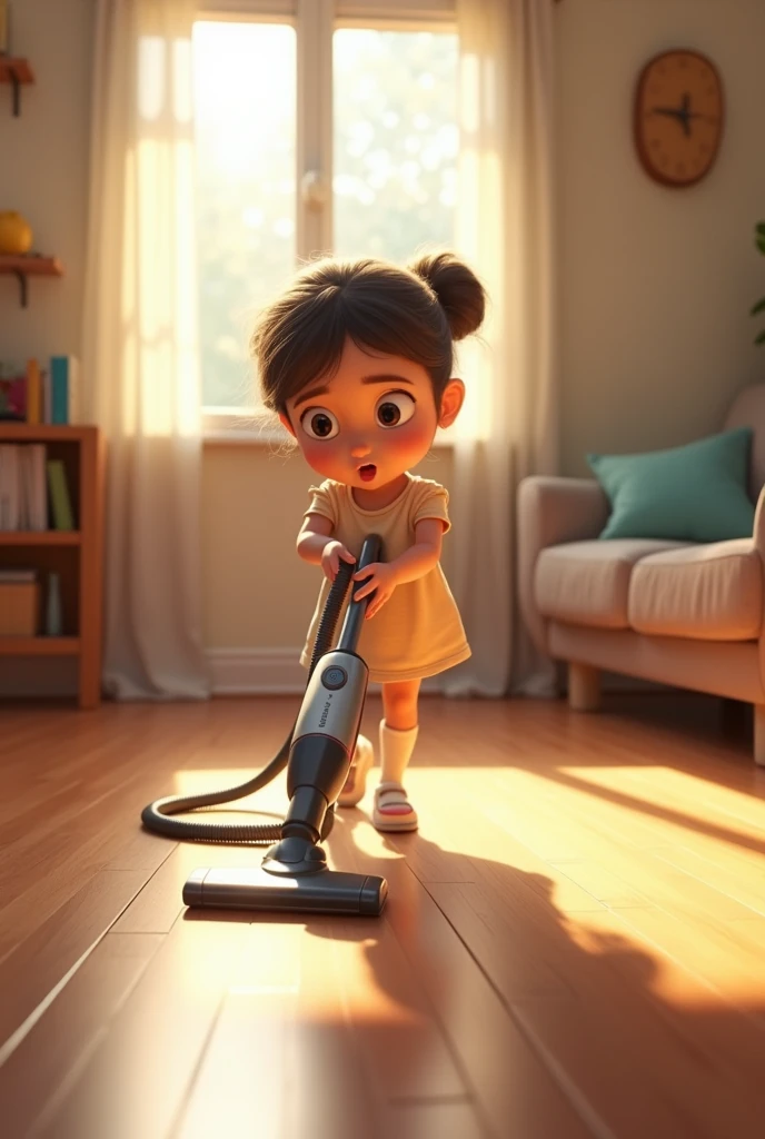 Girl vaccum