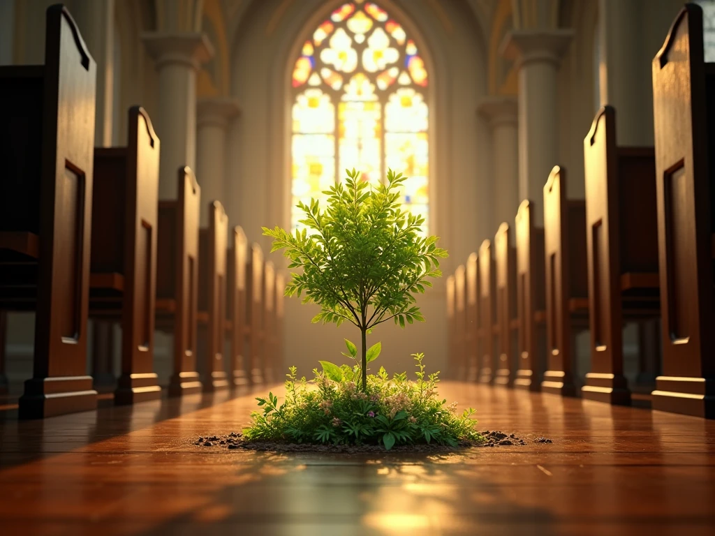 Symbolic image of growth and peace in the Church.