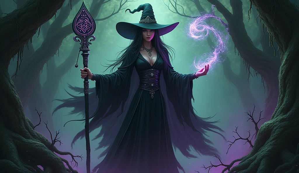 The forest witch uses magic., Yandere,
