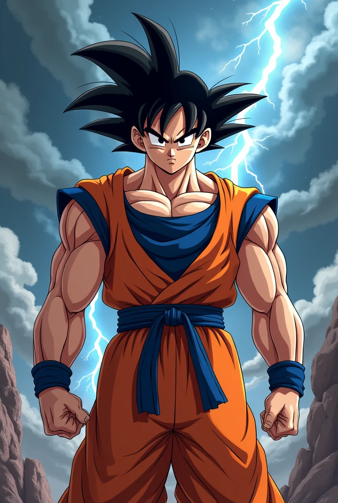 Goku mostrando su pen