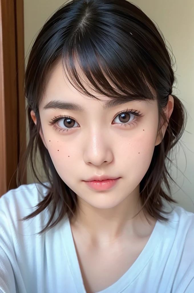 Japanese people seem to like it、Cute face。There is a mole on the face