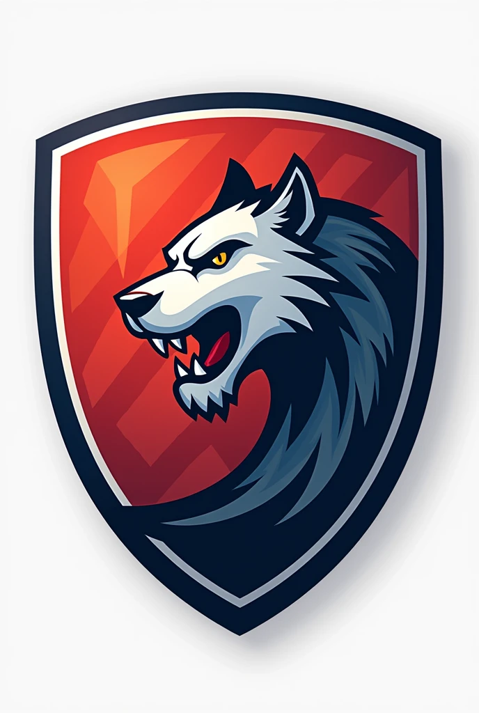Create a template of a football team shield