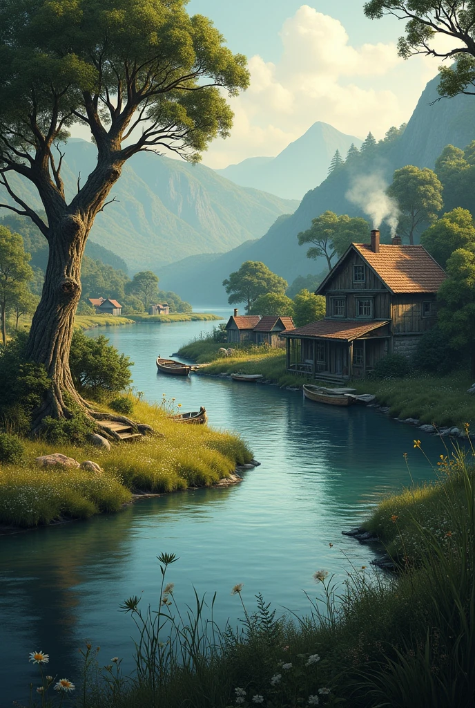 create a old style river island