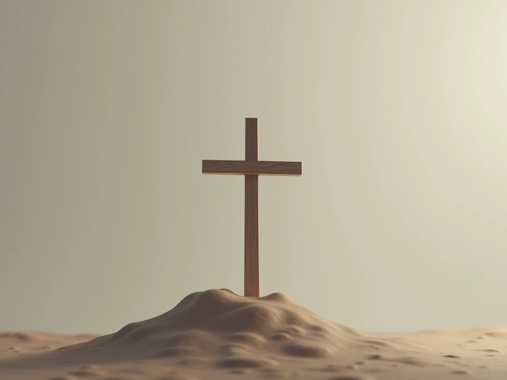 empty cross of christ