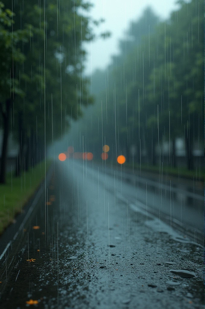 Realistic rain