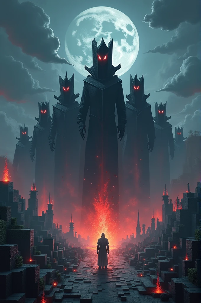 Mujhe ek profile picture bana ke do jisme likha hua ho Civilization event by dominators And usme thoda sa minecraft theme ho