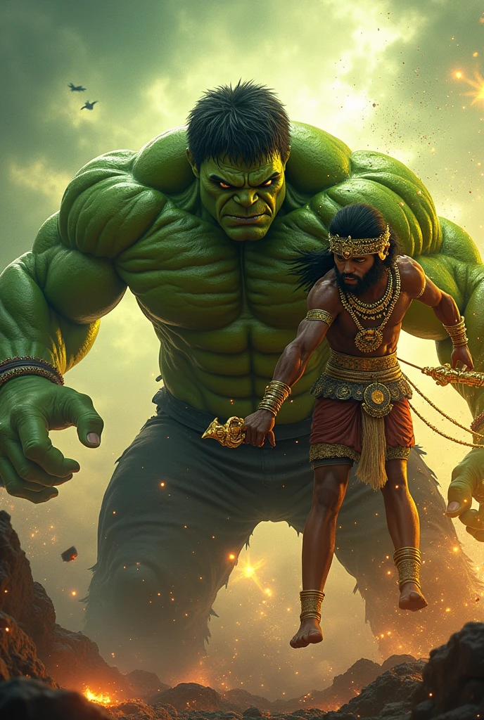 Hulk and hanuman clash