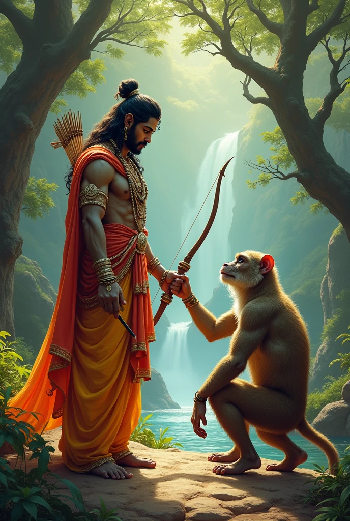 Rama and hanuman