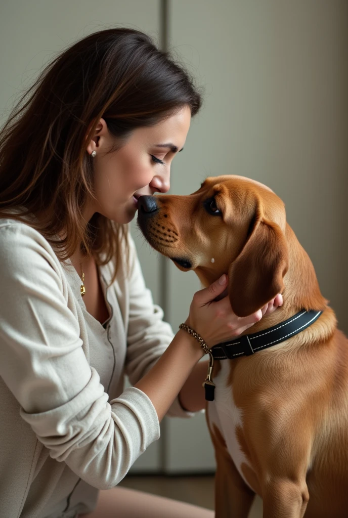 A woman fucking a dog