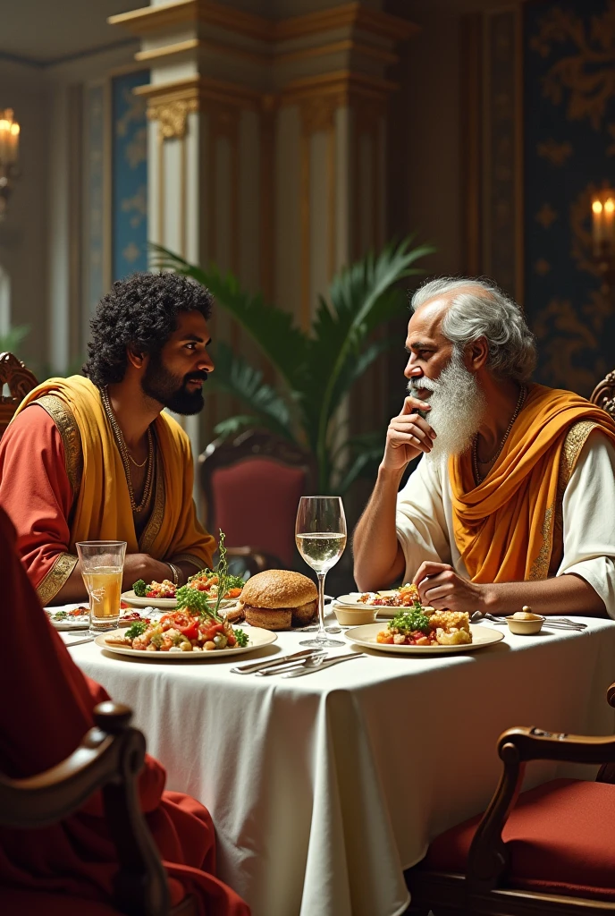 Aryabhatta and Pythagoras dine at same hotel 