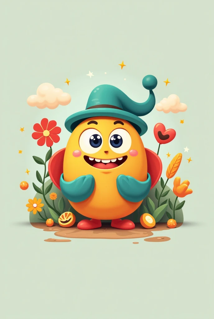 Generate a logo for me with the word tooyn but that is related to a company that will sell toys for children under related to games for child development but that keep the name that I told you "TOYON" let the oo be eyes and the y the mouth