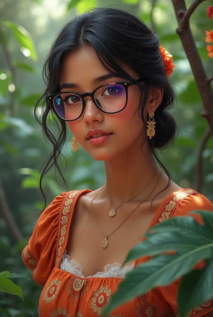Sri Lanka
A girl for with eye glass images generated