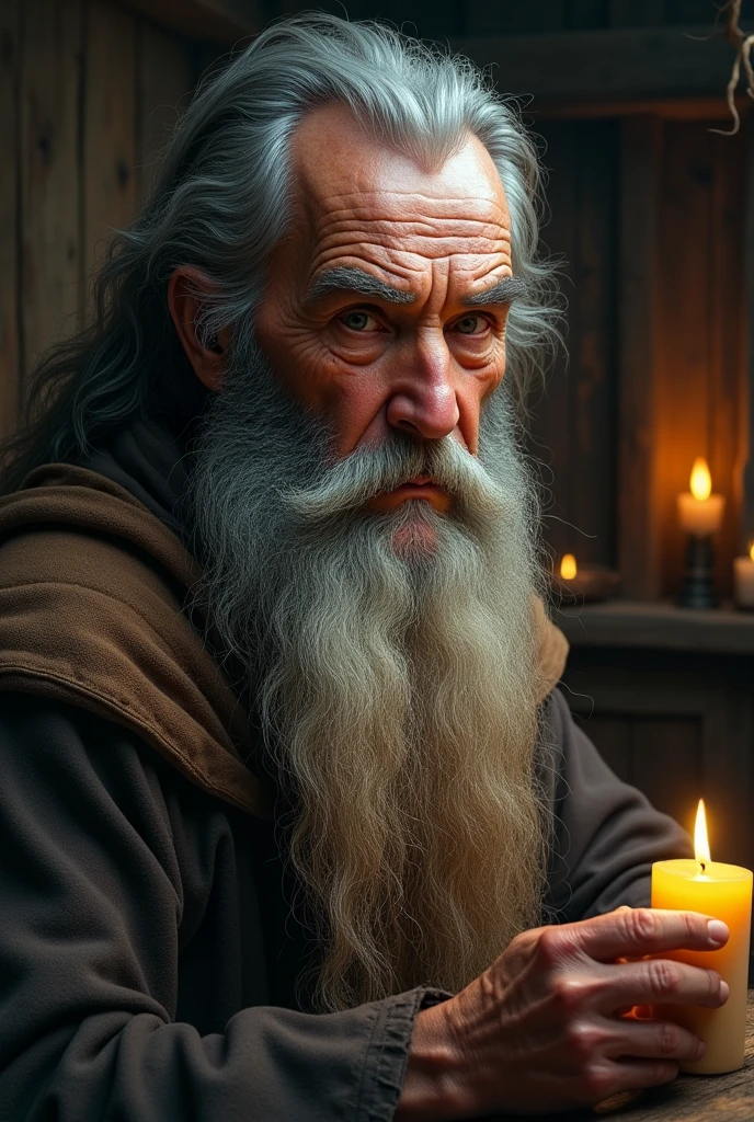 Old beared man