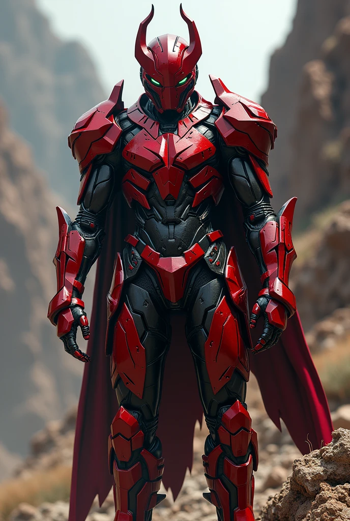 A dimon red black ant Armor one man kyare